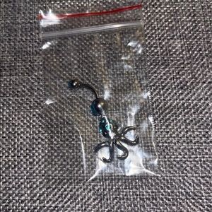 Octopus belly button ring! Super cute , Brand new ! Turquoise in color!